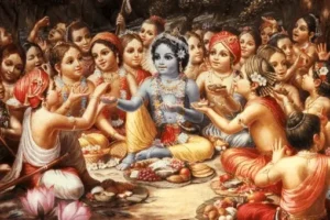 Krishna-taking-prasadam